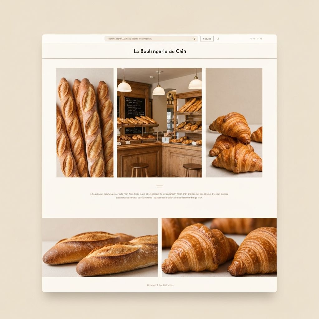 Aperçu du site La Boulangerie du Coin