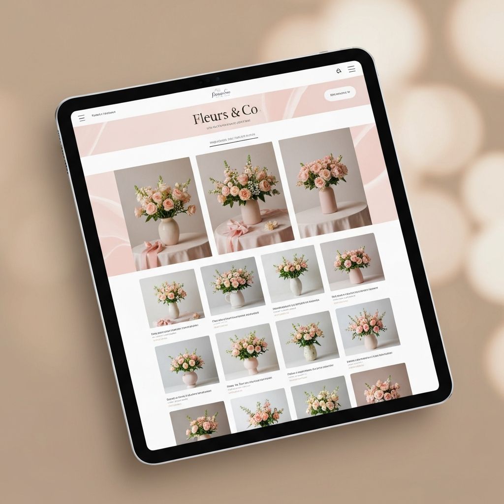 Aperçu du site Fleurs & Co