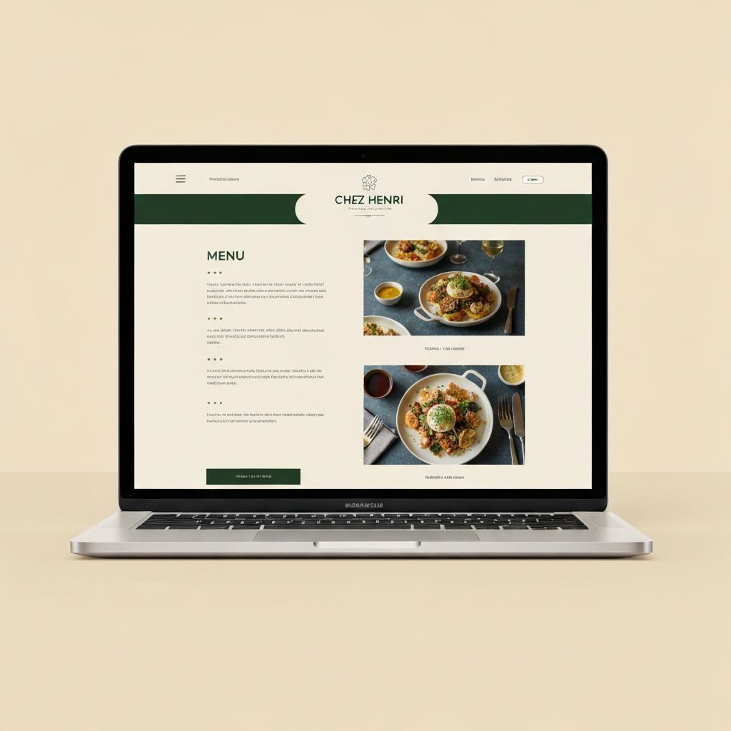 Aperçu du site Chez Henri